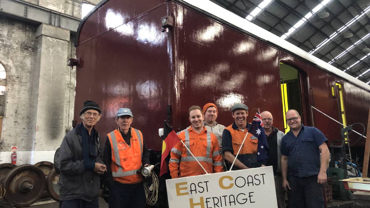 East Coast Heritage Rail volunteers keep our historic rolling stock in working order. Picture: Supplied