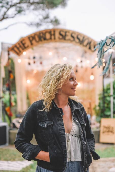 LIVING THE DREAM: Sharni Honor, 26, didn't know what she'd do after dropping out of university six years ago. Now her full-time job is running gigs out of people's backyards. Picture: Jack Fenby