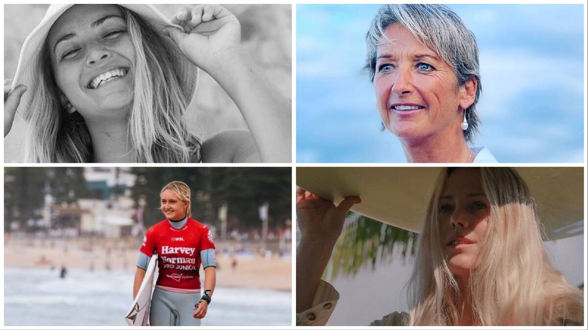 Surf royalty Layne Beachley (top right) will be making the trek south for the Her Wave Classic event starting Friday night, along with Australian Champion Laura Enever, Hawaiian longboard guru Marissa Millerr and a teenager with the Plympics in her reach, Sierra Kerr.
