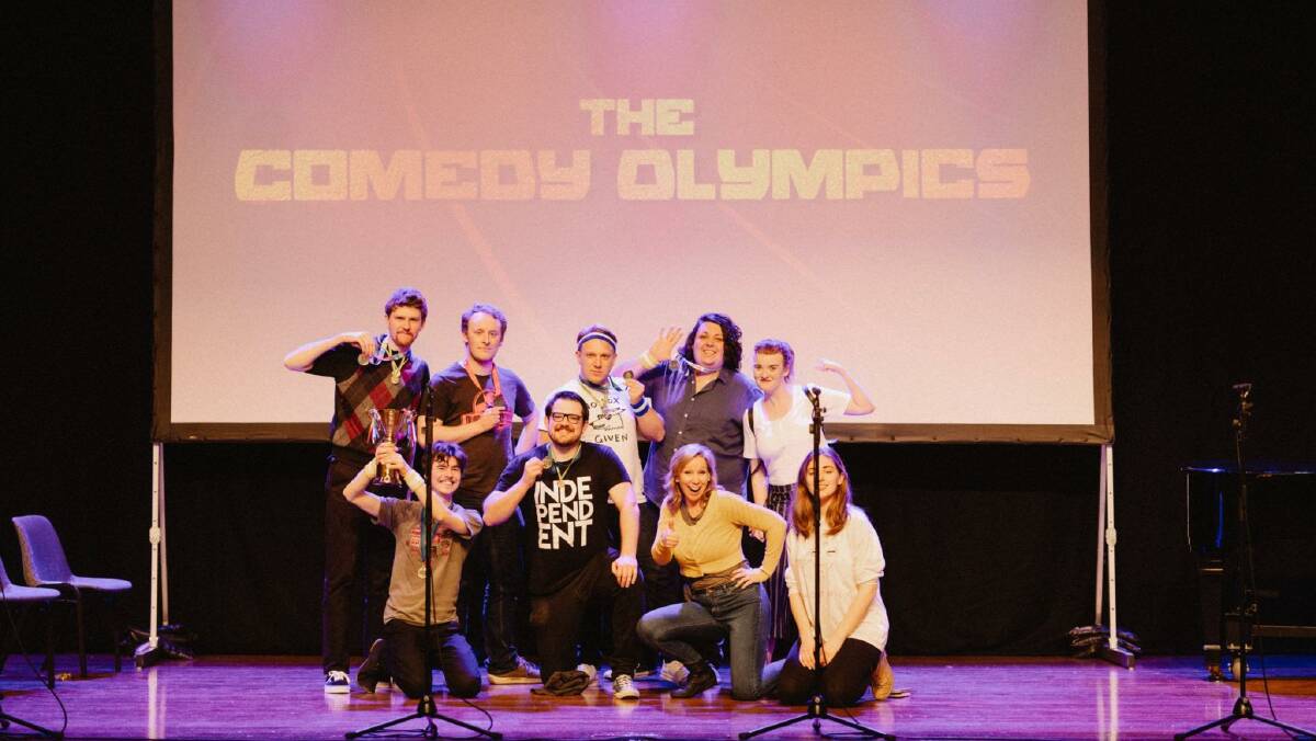 Rising Arts Productions recently produced The Comedy Olympics to a sell-out crowd at Wollongong Town Hall. Picture: Supplied