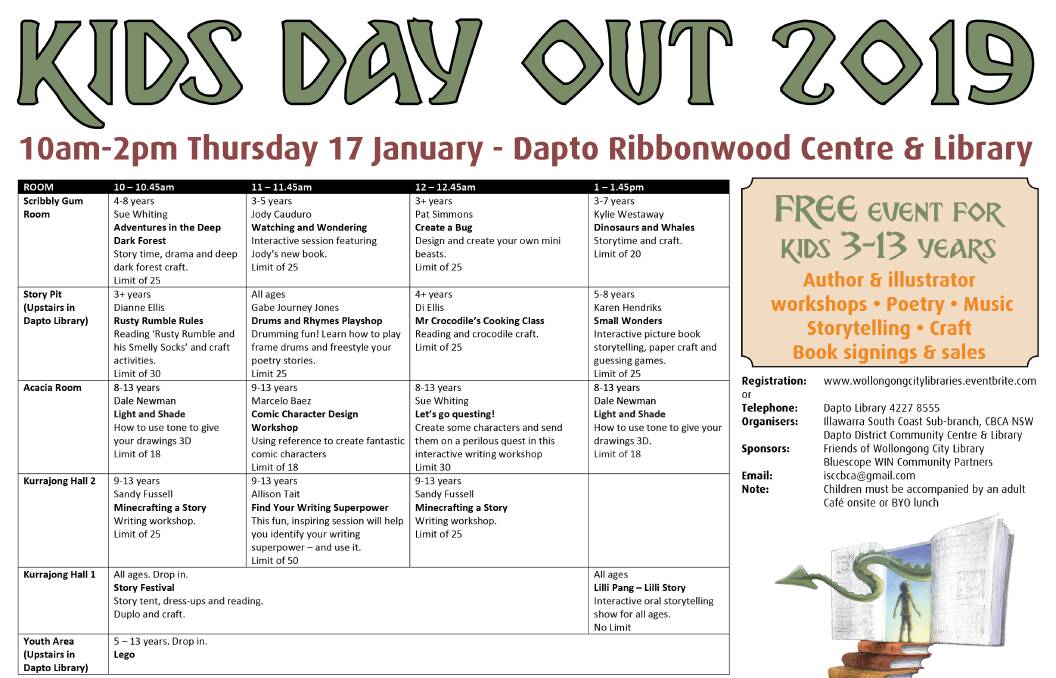 This year could see the last free Kids Day Out in Dapto