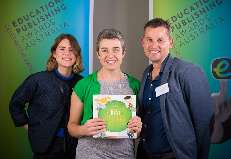 Publisher of ‘The Best of Friends’™ and co-founder of the Quirky Kid Clinic, Leonardo Rocker said the program integrates with the Australian Curriculum and was shortlisted for the Educational Publishing Awards Australia 2015 and received a special commendation. Picture: edpubawards.com