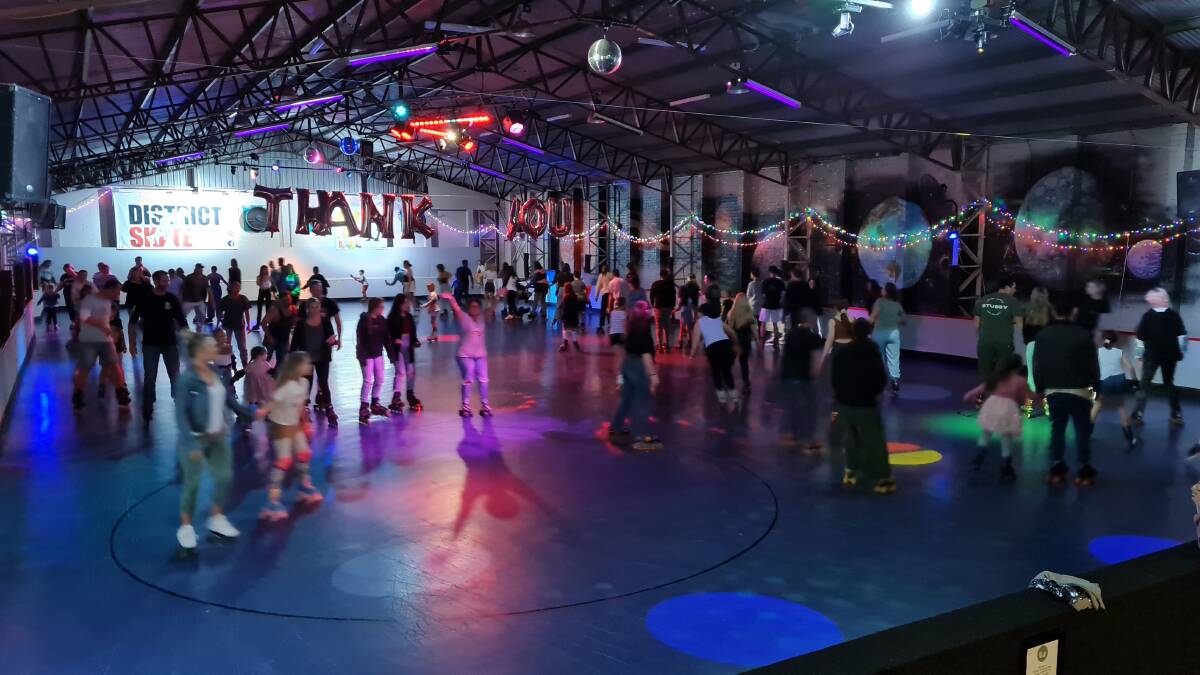 Thousands of skaters have been said goodbye in recent weeks to roller skating in Oak Flats, after District Skate announced their forced closure in April. Picture: District Skate