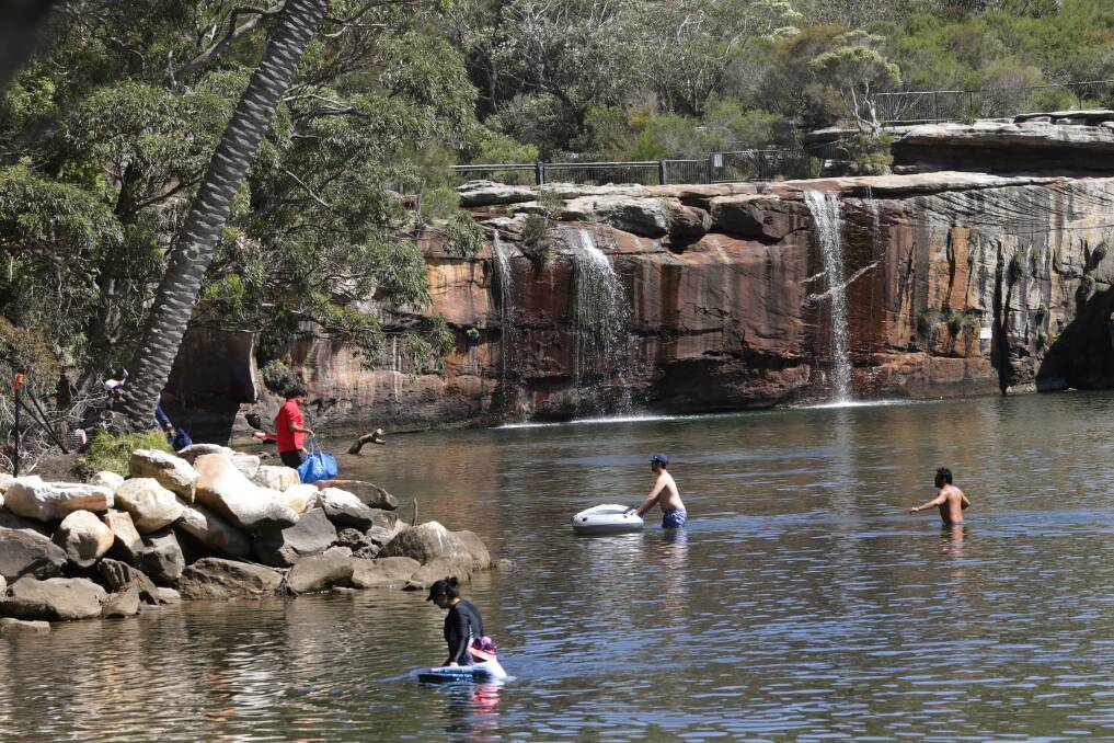 Wattamolla lagoon in Royal National Park. Picture: ACM File Photo / John Veage