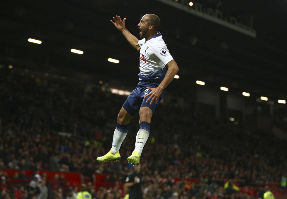 KICKING GOALS: Up-and-coming soccer players could learn how to kick like Tottenham Hotspur's Lucas Moura with a new five-year development program at the University of Wollongong. Picture: AP/Dave Thompson