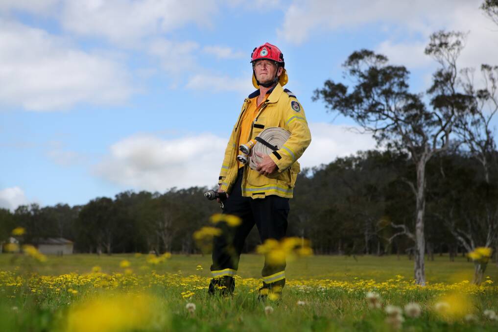 LONGSTANDING VOLUNTEER: Calderwood captain Chris Bourke is one of 1200 volunteer firefighters with the RFS who are ready to protect the community from bushfire this summer. Picture: Sylvia Liber