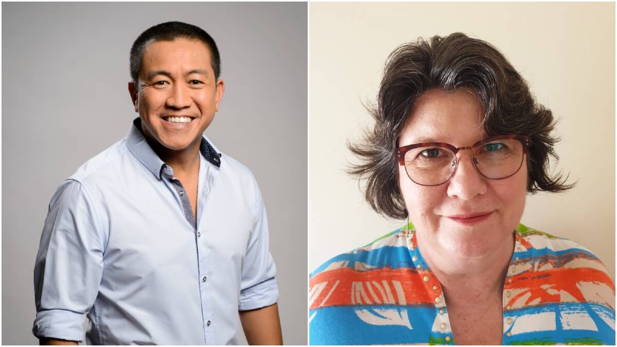 Illawarra creatives Anh Do and Hazel Flynn are nominated for a Wilderness Society award for their latest books for children. Pictures: Supplied