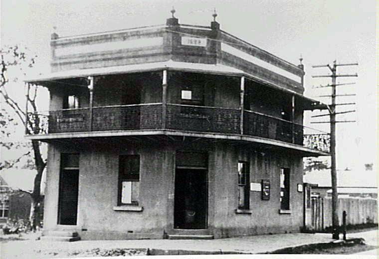 Former bank and post office on the corner of Park Road and the Princes Highway in Bulli, Stockbank house, circa 1926. Picture: Illawarra Images