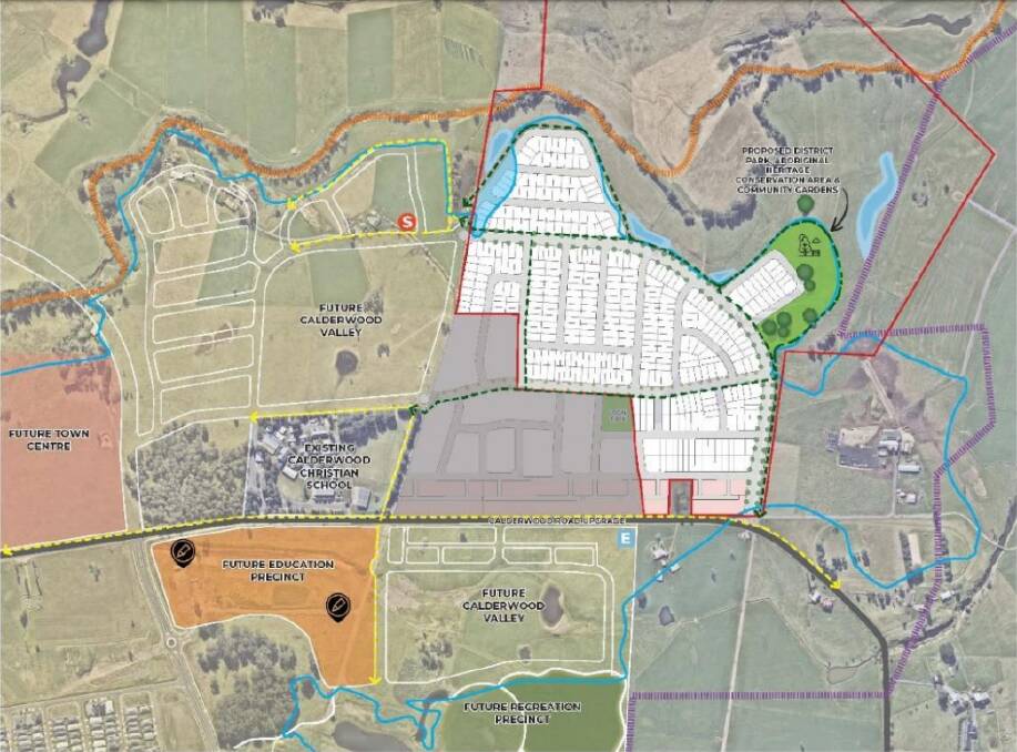 Concept plan for a proposed development in Shellharbour City, which is being debated at council on Tuesday night. Image from Council papers.
