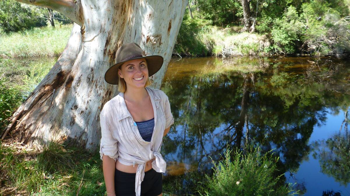 UOW lecturer and marine scientist Dr Elyssa De Carli is passionate about our waterways and our coast, and is keen to inspire others. Picture: Supplied