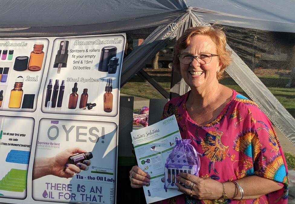 ANGRY: Tia Veech of The Oil Hut has been selling essential oil for 20 years, in and around Wollongong. She says she's been feeling 'iffy' about the Bulli festival for months. Picture: Supplied