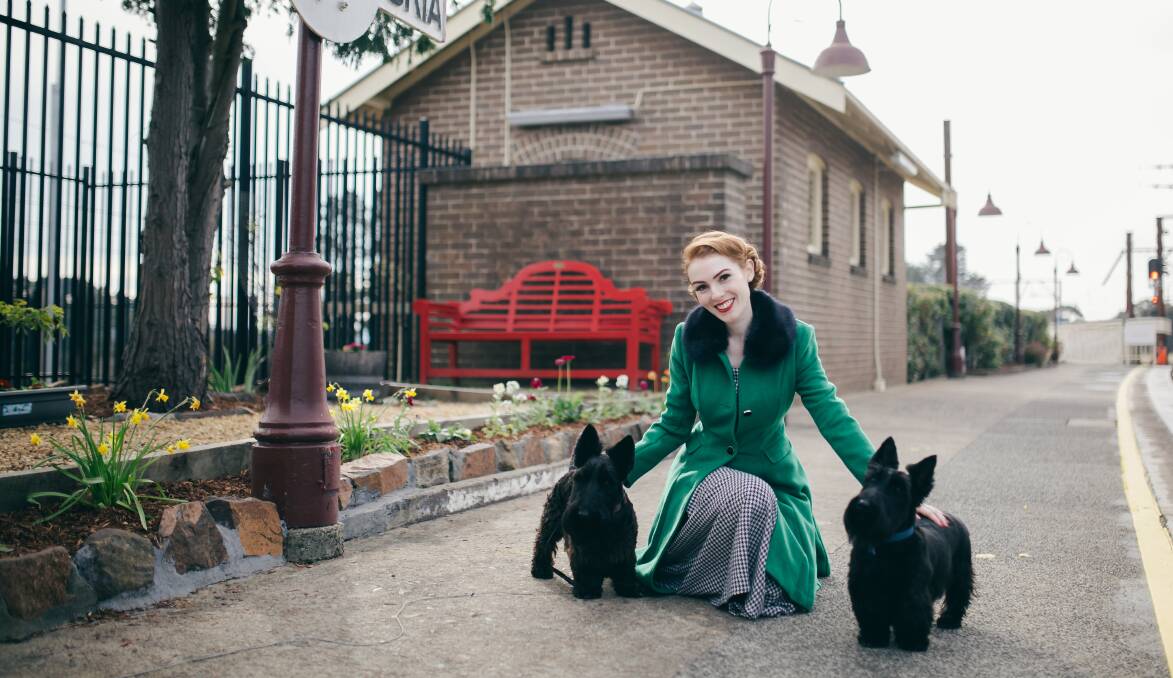 Polly Nissen ahead of Saturday's Vintage Ball For Doris. Picture: Tale Thief Photography