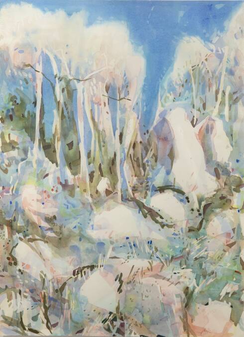 TOP PICK: Gums on the Ridge on Fabiano cotton paper, was chosen because of the artist's 'joy of light, nature and pure love of watercolour'. Picture: Supplied