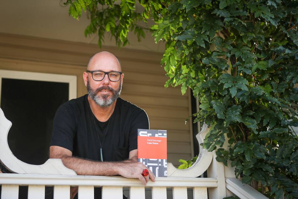Poet David Stavanger won the 2021 Victorian Premiers Literary Awards prize for poetry with his book Case Notes. Picture: Adam McLean