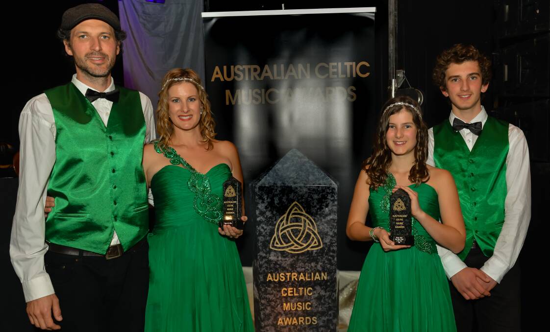 The String Family - Joel, Sarah, Ashleigh and Heath Moir. Picture: Supplied