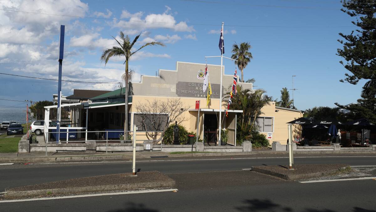 The Coledale RSL Sub-Branch was formed in 1946 with founding members raising money to erect a Memorial Hall on Lawrence Hargrave Drive, which opened in 1948. Picture by Robert Peet.
