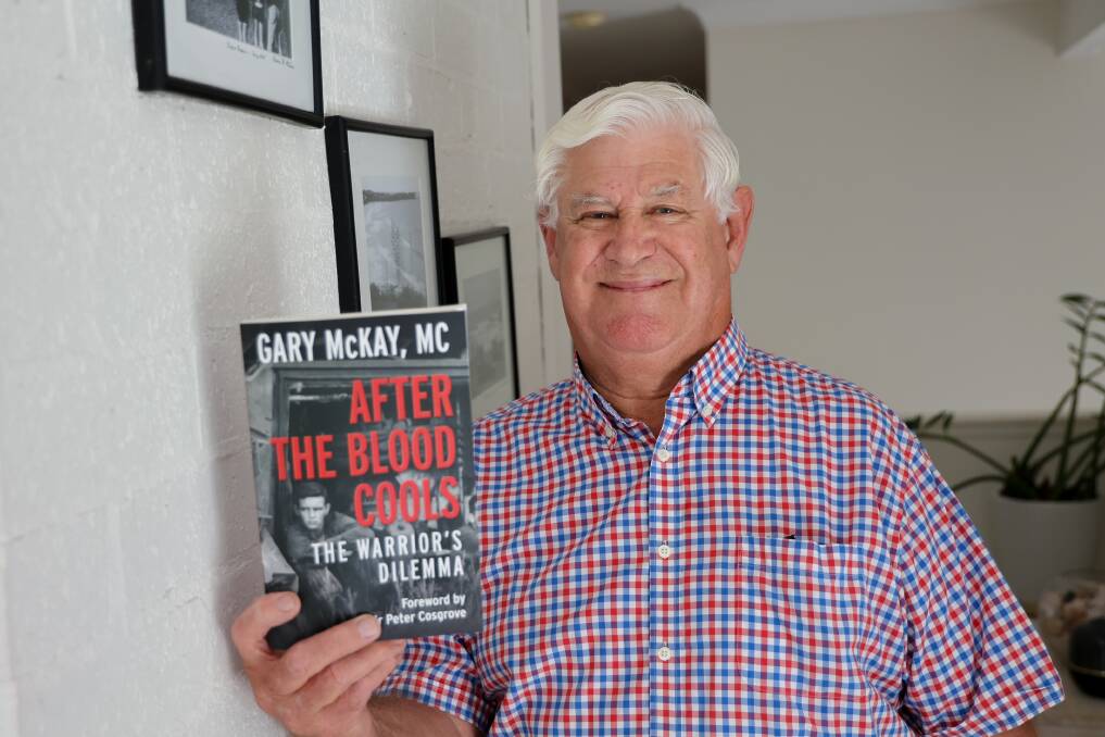 Retired soldier-turned-author Gary McKay has written more than 20 books. His latest is an autobiographical work about suffering PTSD three decades after serving in Vietnam. Picture by Wesley Lonergan.