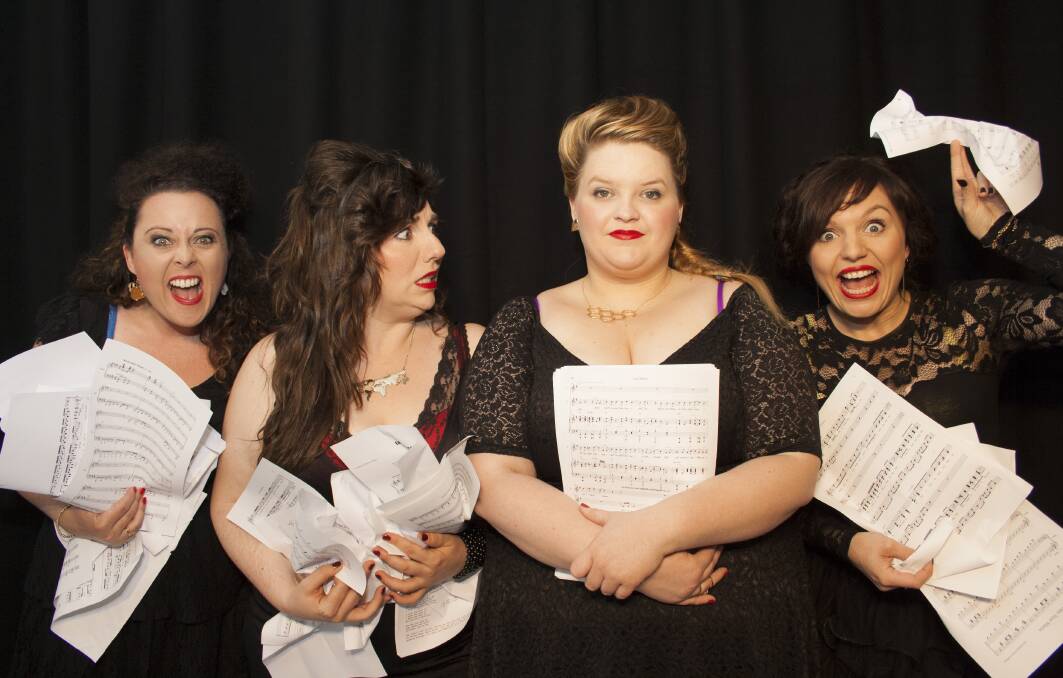 Feminist cabaret performers, Lady Sings It Better, take songs sung and written by men and put a quirky spin on it. Picture: Supplied