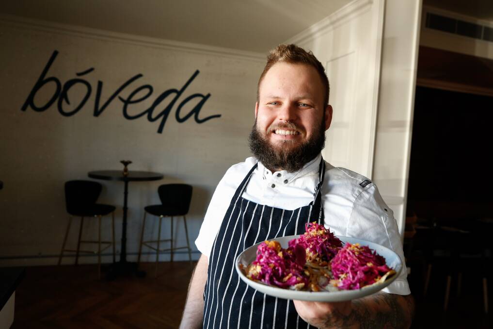 Barry Pearson began his apprenticeship at The Illawarra, before moving on to upmarket venues in Canberra and Sydney. Currently he co-owns Boveda in Thirroul. Picture by Anna Warr.