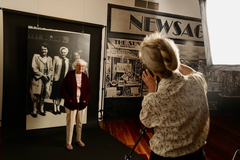 Beryl Powell, 91, grew up in an era where cameras were not easily accessible like digital cameras are today. But snapshots of her life are on exhibition at Wollongong Art Gallery, sharing a glimpse of life in the mid-20th Century. Picture: Adam McLean