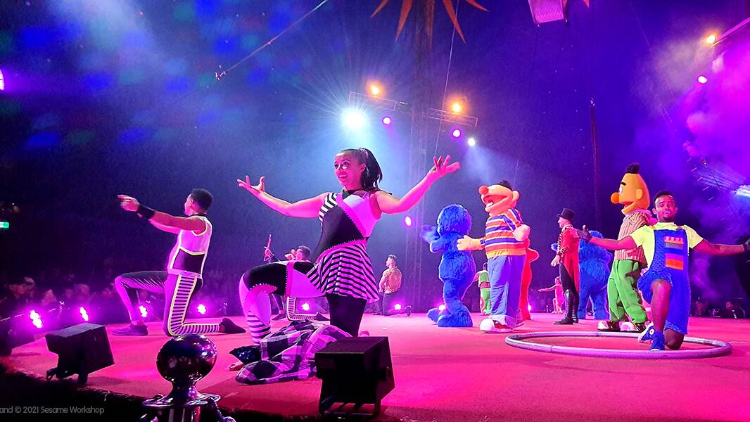 Sesame Street Circus Spectacular will be in Shellharbour from January 5, 2022. Picture: Supplied