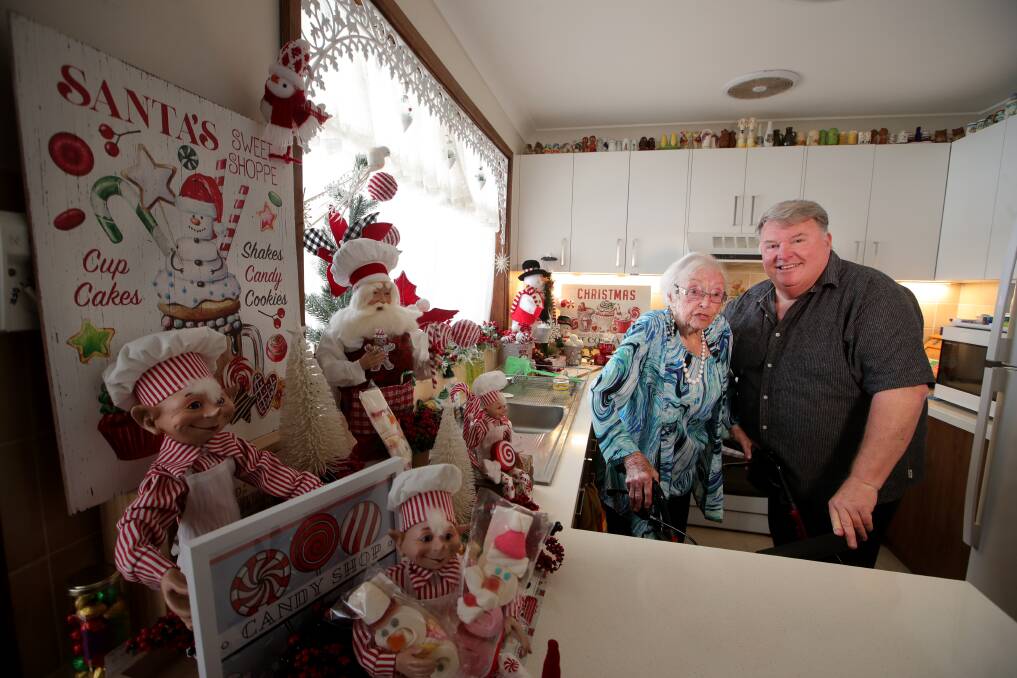 Craig Hughes and his mother Joyce at home in Mount Warrigal. Picture by Sylvia Liber.
