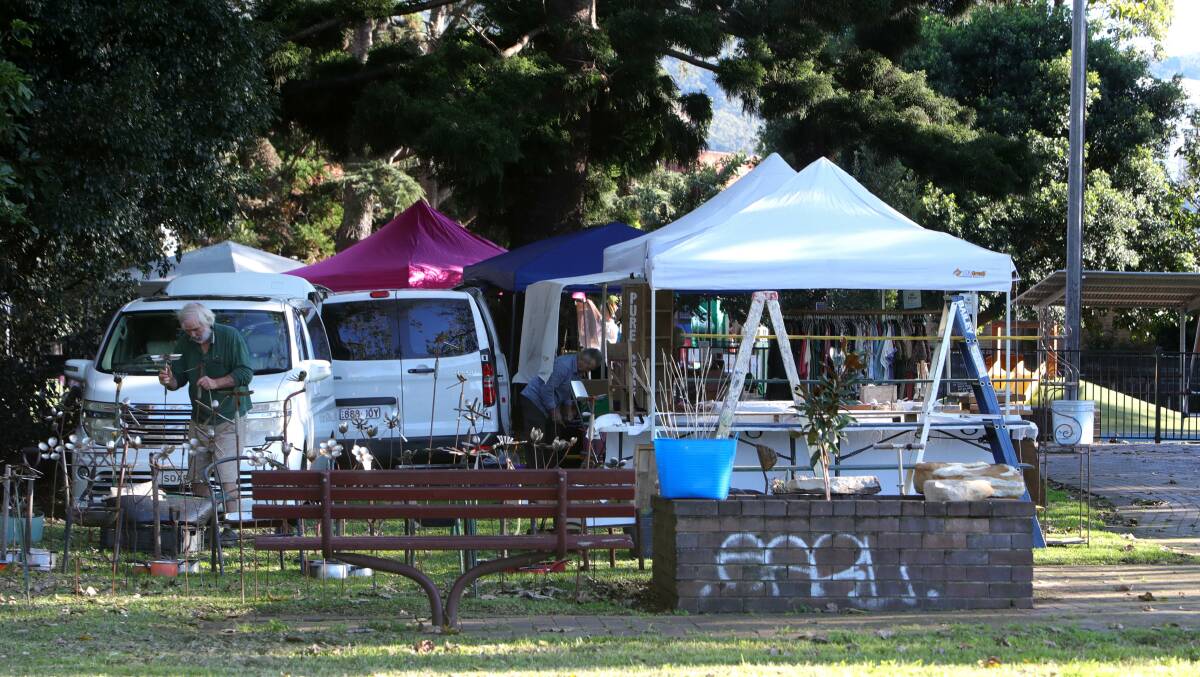The operators of the Wednesday market in Corrimal Park were given two days notice to hand back keys as their licence was not going to be renewed, though after the Mercury asked Wollongong City Council 'why' the licence was reinstated. Picture: Sylvia Liber