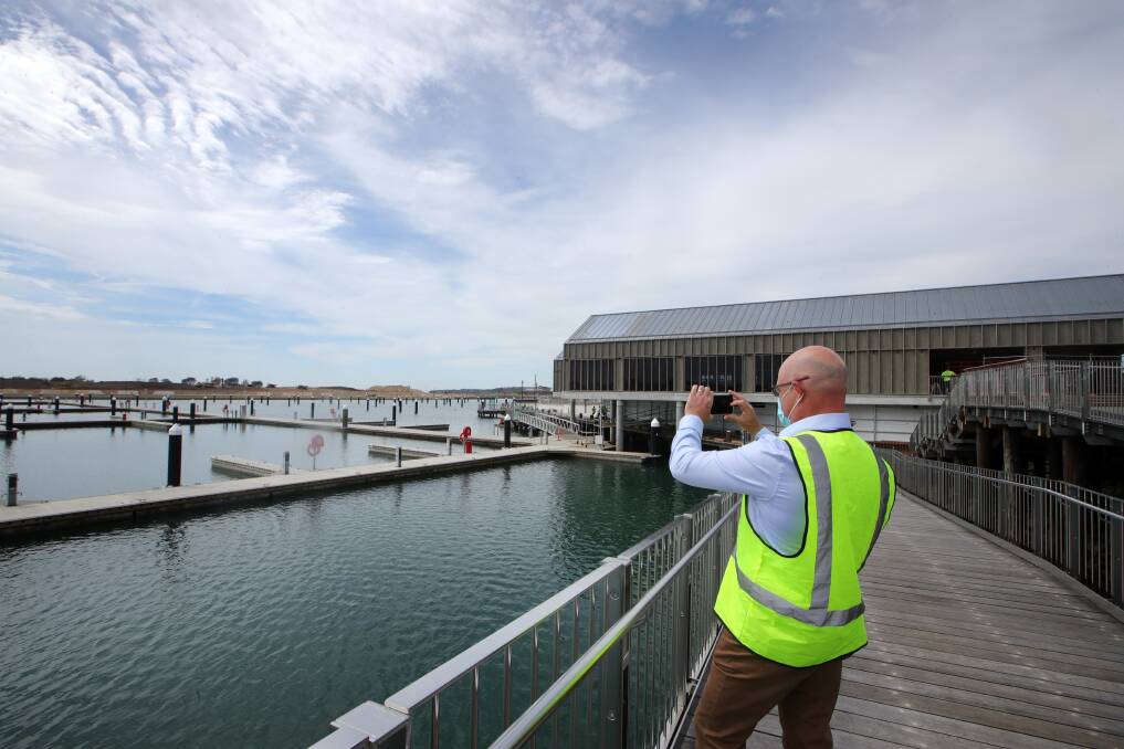 Shell Cove Marina will be open to the public by the end of November. Picture: Sylvia Liber