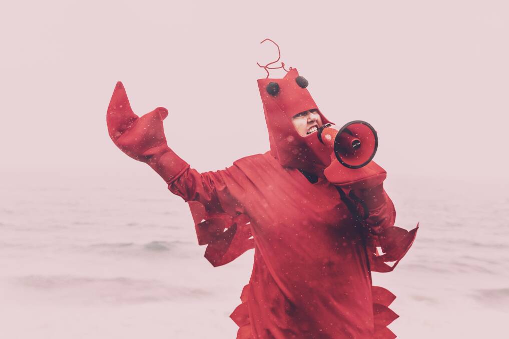 A PROTEST: The Lobster uses dance, video projection, original music for storytelling and to create a work of "protest and provocation", according to artist Lisa Maris McDonell. Picture: Supplied