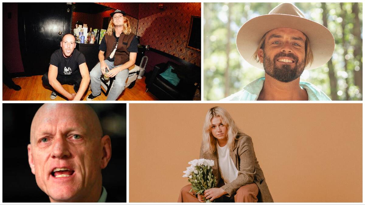 Skeggs, Xavier Rudd, Ruby Fields and Peter Garrett are all promoted to appear at a new event in Kiama this November. Pictures supplied.