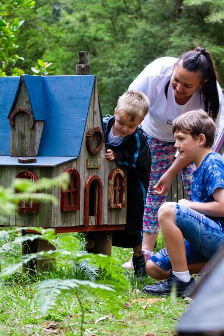 Families can explore the Fairy Village at the start of the walk, then adventure through the enchanted Fairy Forest and discover 15 new homes along the way. Picture: Ben Holgate