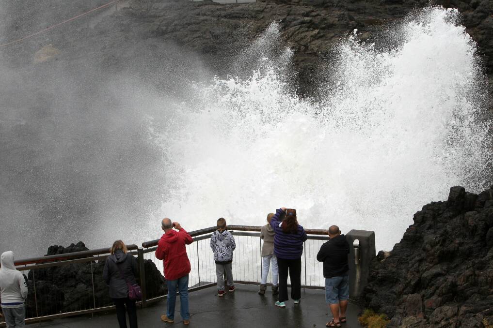 Check out the Kiama Blowhole. Picture: ACM