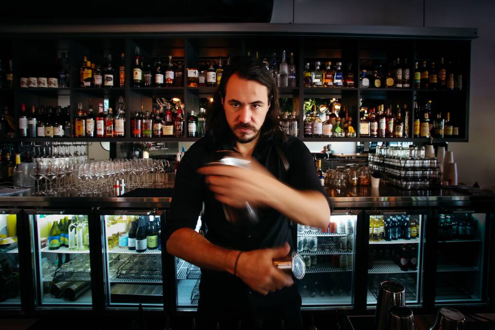 Bar Manager Jonny Latham at LUX Bar in Crown Street, Wollongong. Picture Wesley Lonergan