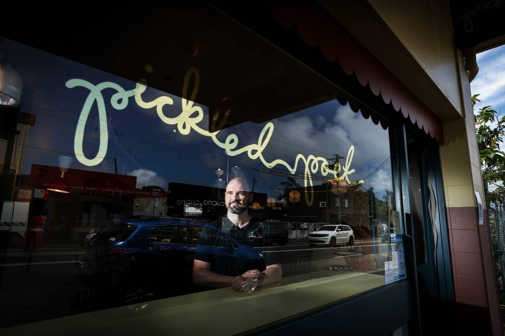 Pickled Poet owner Jonathan Leggett says the hospitality industry is struggling to find skilled staff due to people changing careers and lack of international workers. Picture: Adam McLean