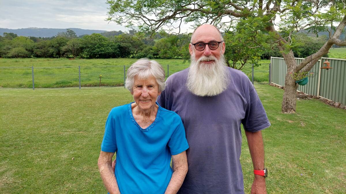 Pat Murray with son Graeme will perform with Chord-eaux at a charity bush dance in Dapto, on Sunday January 29. Picture supplied. 