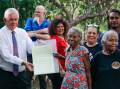 Minister Wyatt with members of the Kakadu ALT and their families. Photos supplied.