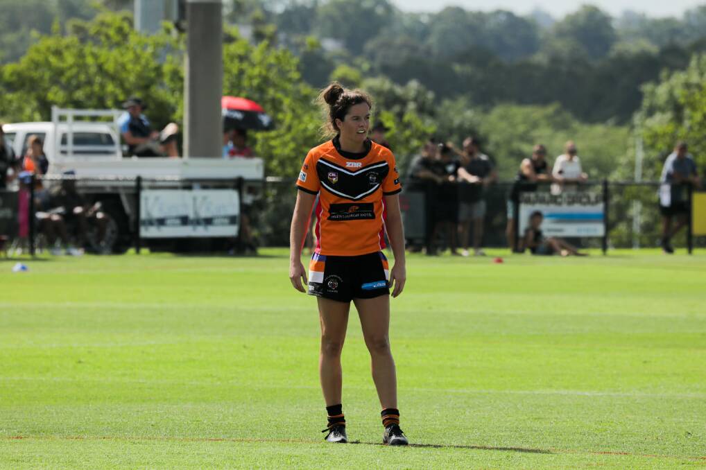STEP UP: Helensburgh halfback Rachael Pearson kicked a perfect five from five against Wests Tigers last week. Picture: Facebook