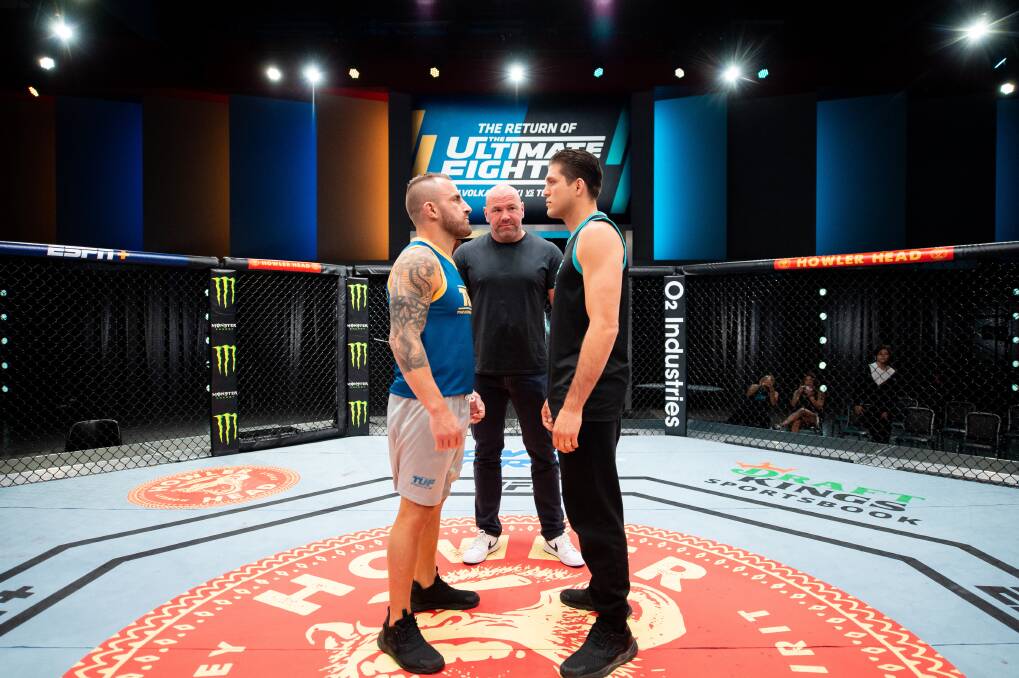 ALMOST HERE: Alex Volkanovski and Brian Ortega will settle it in the cage on Sunday. Picture: Getty Images