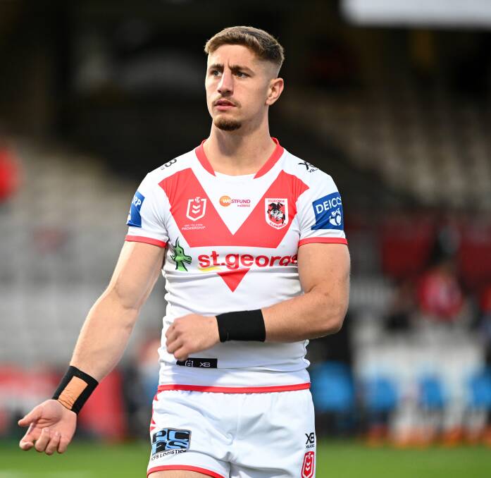 FOCUSED: Dragons centre Zac Lomax is determined to finish 2020 on a high note after thus far forgettable campaign for his side. Picture: NRL imagery