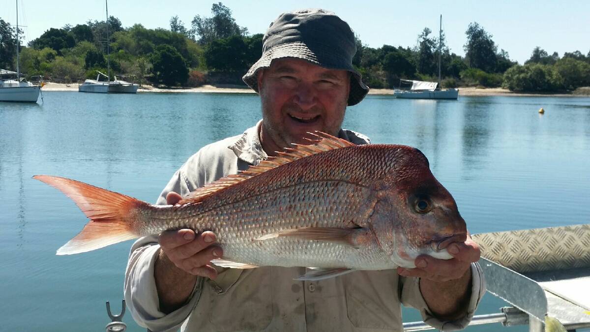Steve Vekar travelled to Yamba to beat the locals to this snapper.
