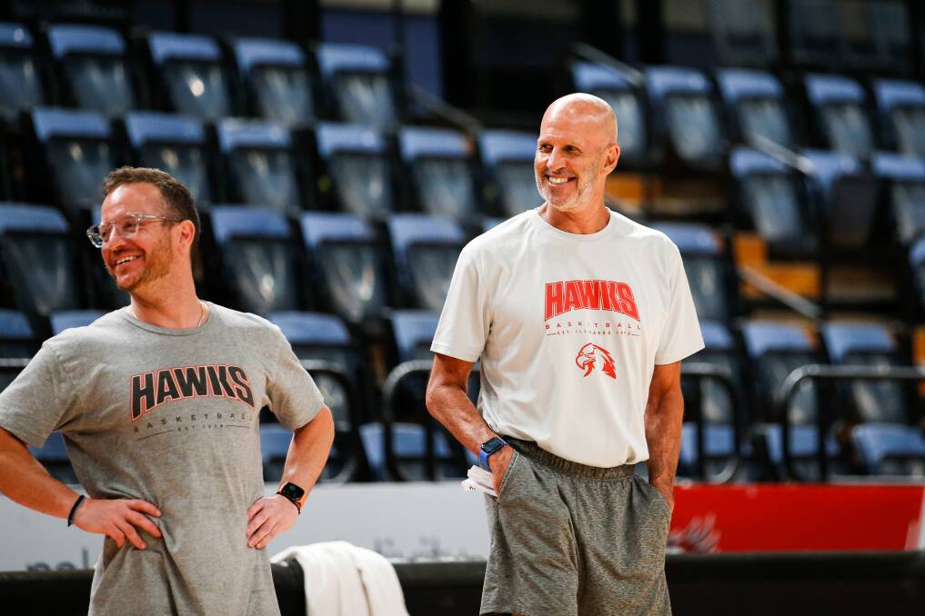 MENTOR: Jacob Jackomas has spent the best part of two decades shadowing Brian Goorjian ahead of taking over as Hawks coach. Picture: Sylvia Liber. 