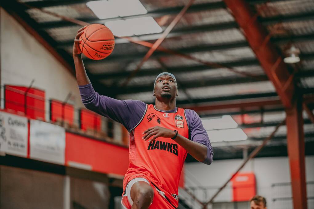 GAME CHANGER: Hawks marquee recruit Duop Reath feels his NBA aspirations rest on team success in Wollongong. Picture: Kris Saad