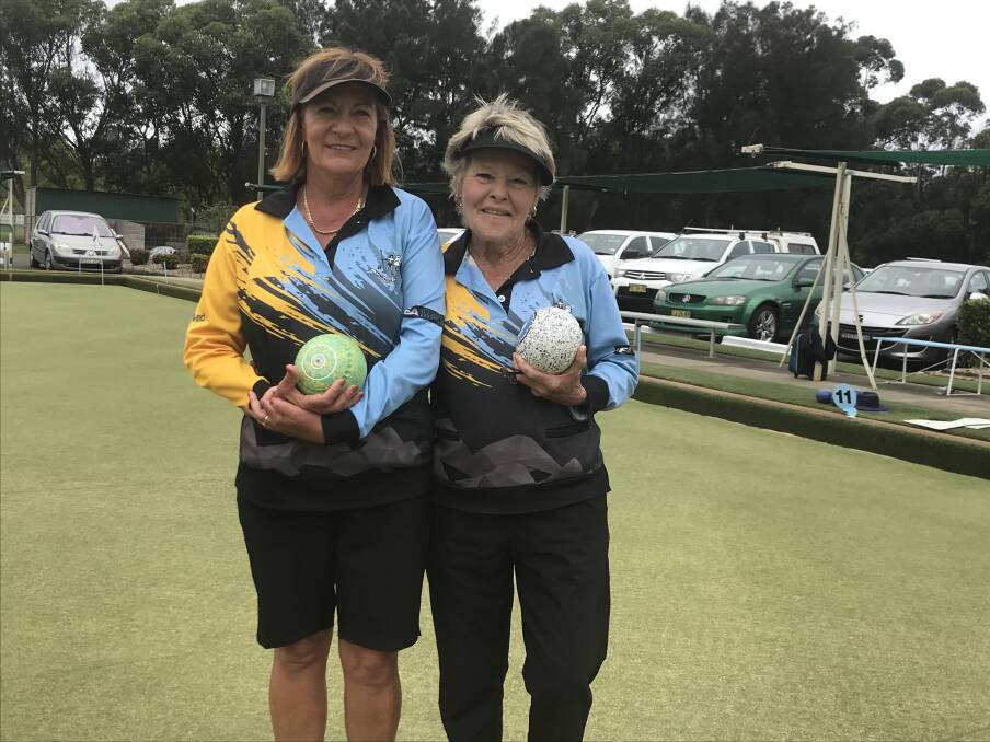Champs: Julie Woods and Kay Gill are one win from playing in the State Open Pairs.
