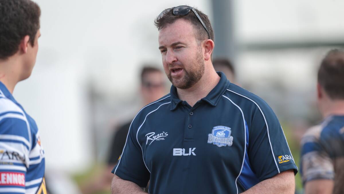 HIGH BAR: New Thirroul coach Jarrod Costello is setting a high standard for the Butchers this season. Picture: Adam McLean. 