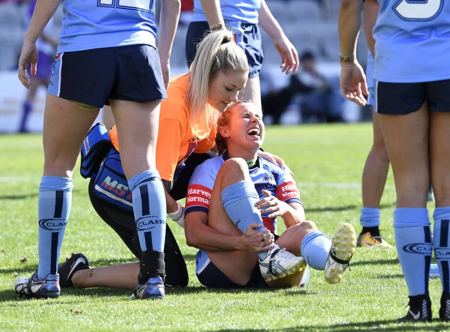 OUCH: Sam Bremner has been largely luckless on the injury front in recent seasons. Picture: NRL Photos