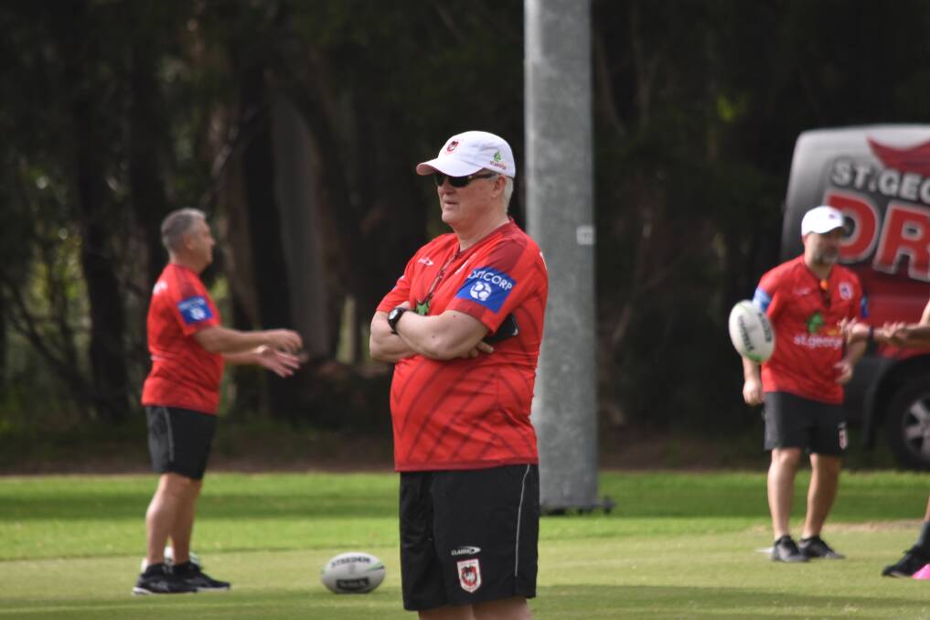 LONG GAME: He's avoiding the term 'rebuilding' but Anthony Griffin says there's no quick fix in turning the Dragons around. Picture: Dragons Media
