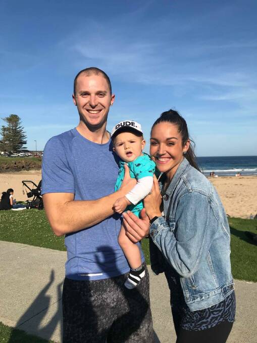 HAPPY FAMILIES: Tim and Nelly Coenraad with their "miracle baby" son Tyson. 