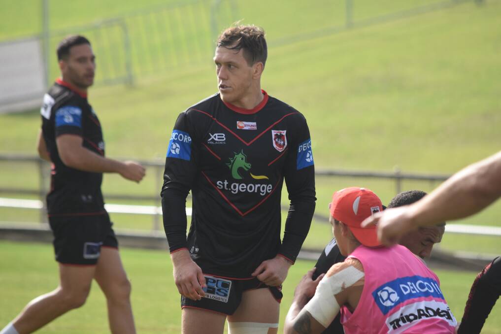 TEED OFF: Dragons captain Cam McInnes has leapt to the defence of stood-down star Jack de Belin and coach Paul McGregor. Picture: Dragons Media