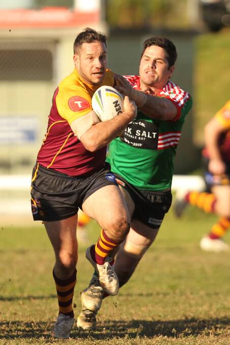 STEPPING UP: Shellharbour halfback Hans Schuster will be looking to lead a form turnaround for the Sharks as the group seven finals begin. Picture: David Hall