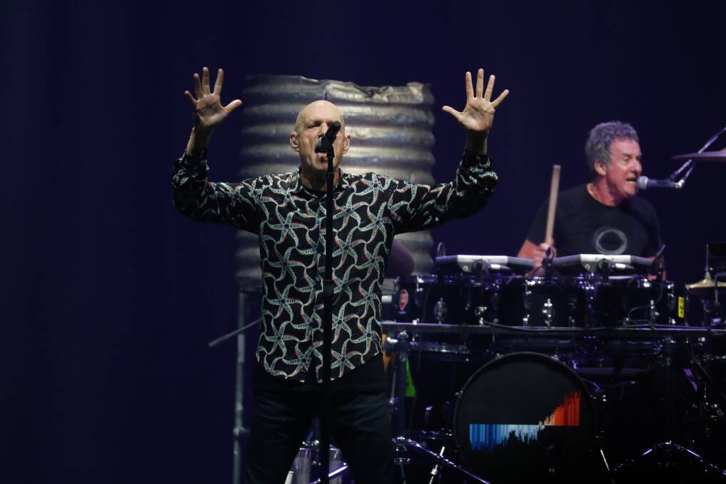 FIRM GRIP: Even nearing 70 years of age, Midnight Oil frontman Petter Garrett remains as magnetic as ever. Picture: Anna Warr 